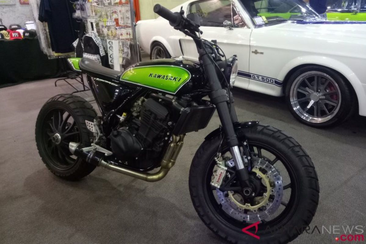 Kawasaki Ninja 250 modif ala Scrambler telan biaya hingga Rp80 juta