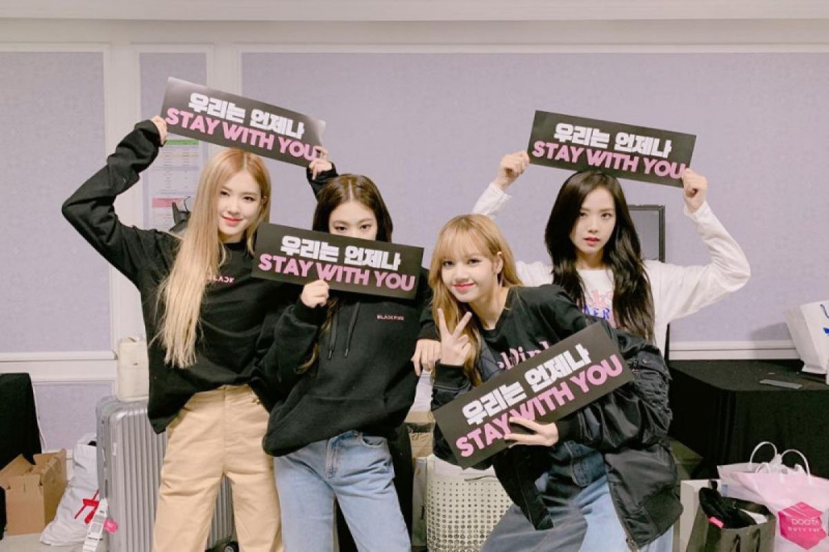 Girl group Blackpink tampil di Indonesia