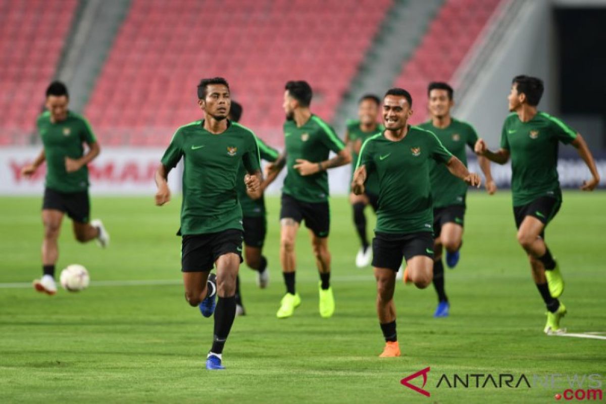 Timnas Garuda bertekad hapus mitos selalu kalah di Rajamangala