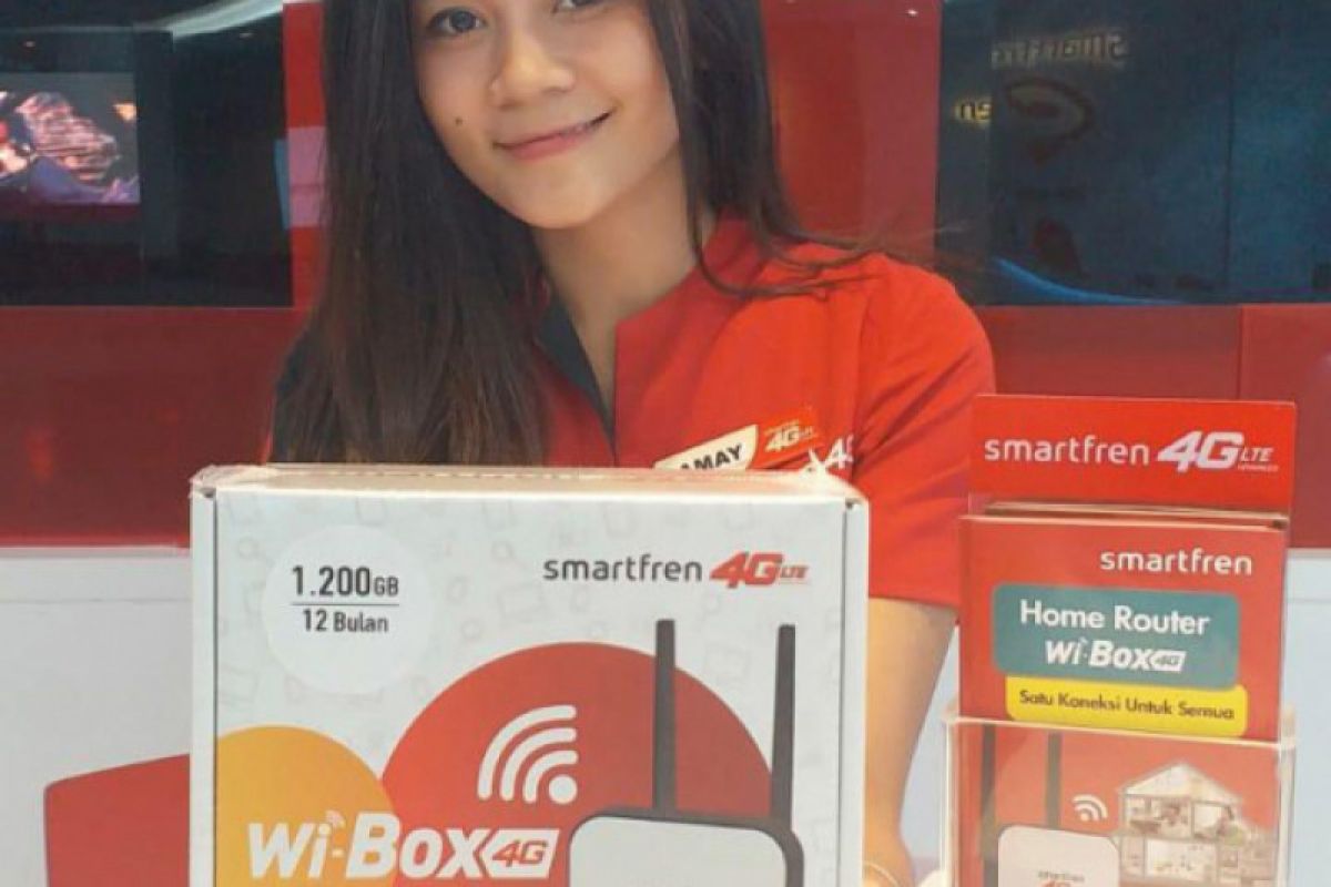 Incar segmen internet rumah, Smartfren hadirkan Wi-Box 4G