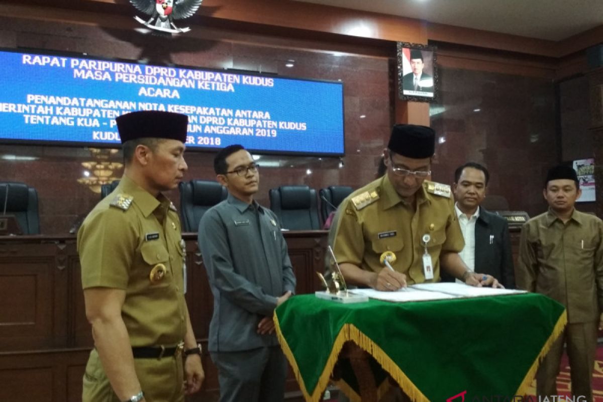 "Hujan" interupsi warnai pembahasan  KUA-PPAS 2019 Kabupaten Kudus