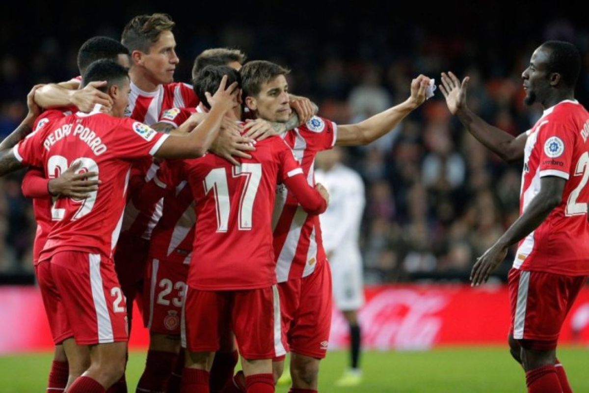 Girona pecundangi Valencia di Stadion Mestalla