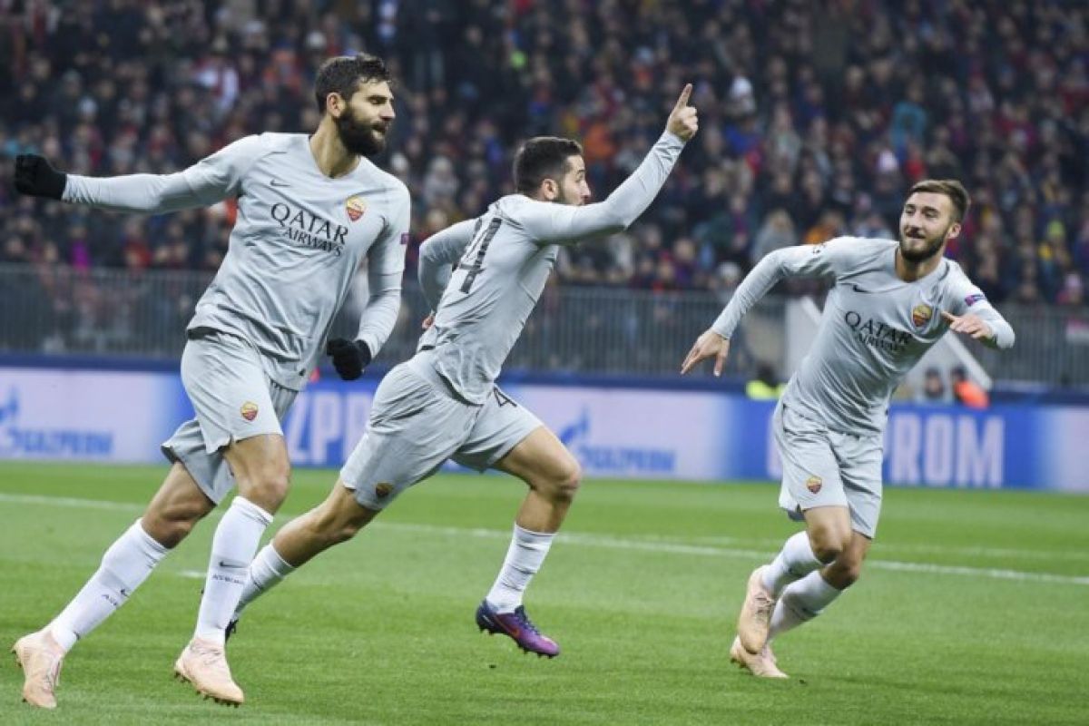 Tekuk CSKA Moskow, Roma perbesar peluang lolos ke 16 besar Liga Champions