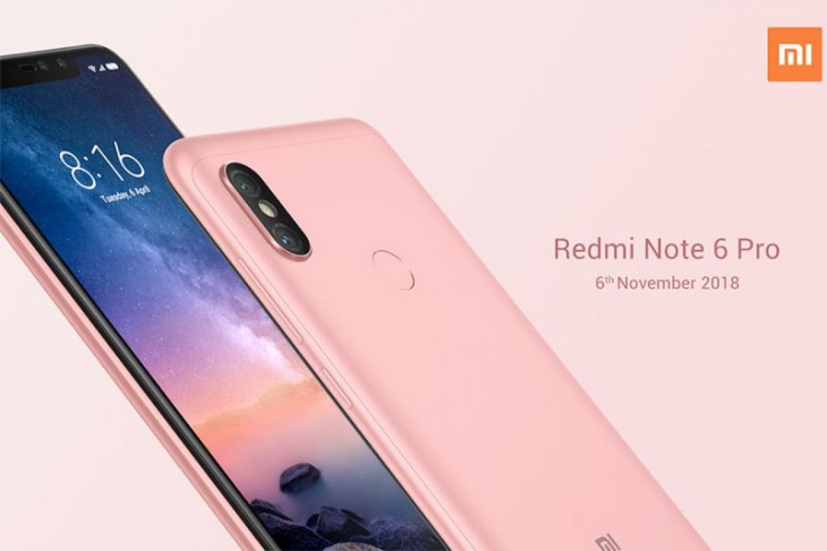 Xiaomi Redmi Note 6 Pro diliris di Indonesia 6 November