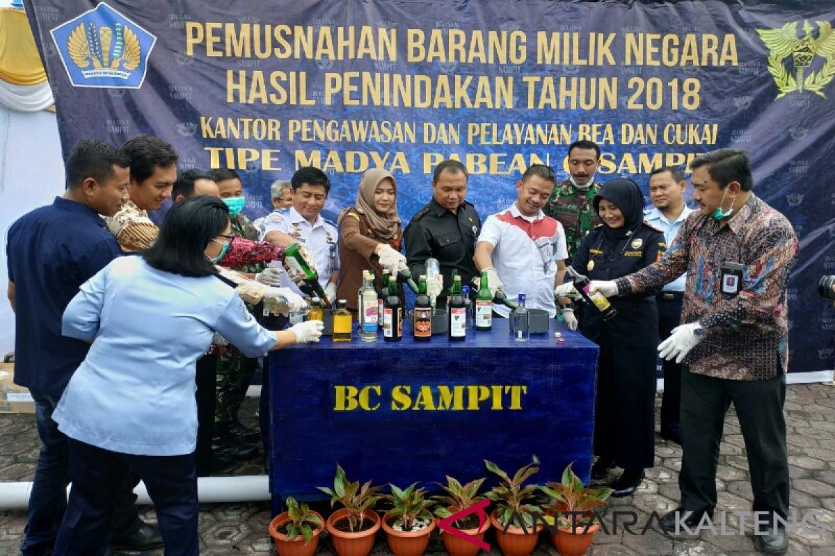 Bea Cukai Sampit tegaskan tidak ada kompromi peredaran barang ilegal