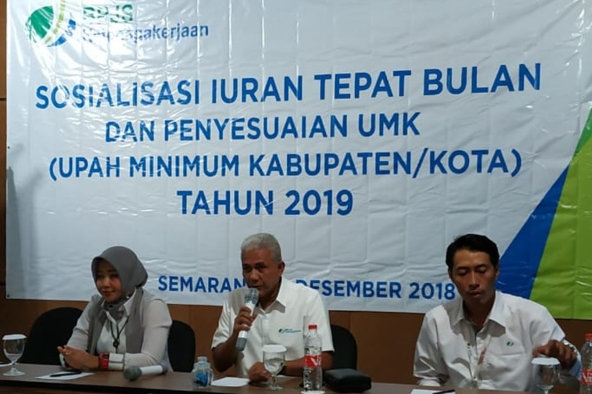 BPJS Ketenagakerjaan Semarang Majapahit sosialisasikan iuran tepat waktu