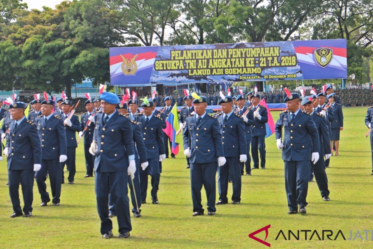 Kasau lantik 230 perwira Setukpa angkatan 21