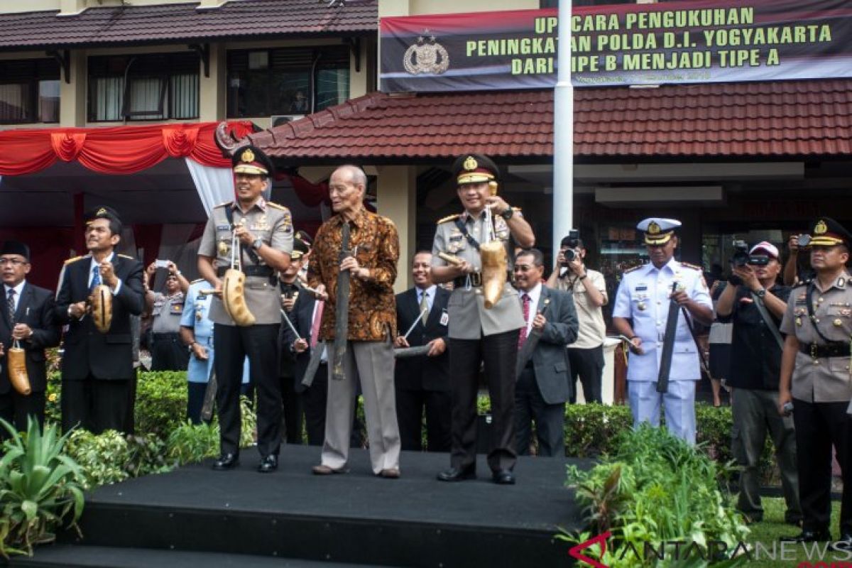 Kapolri resmikan tipe Polda DIY Yogyakarta jadi A