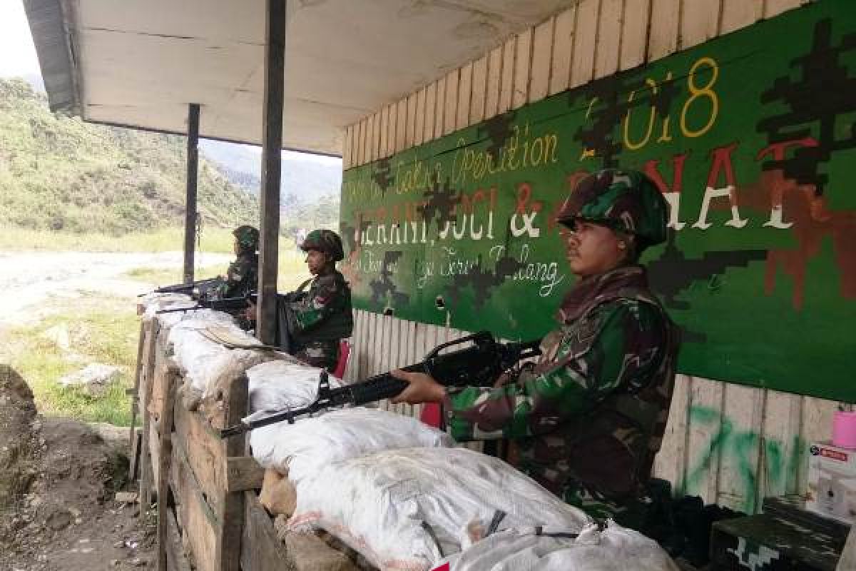 Pos TNI di Mbua tidak lagi diserang KKB