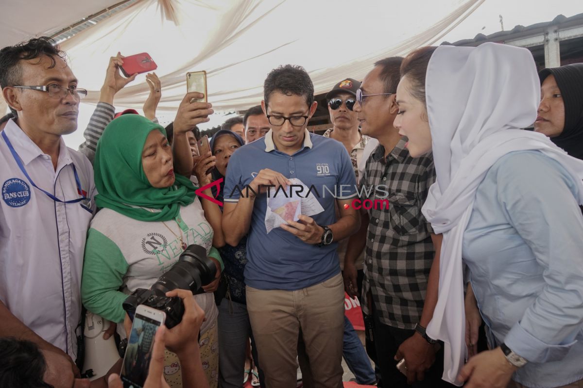 Sandiaga Uno apresiasi semangat warga Cilacap antusias perbaiki perekonomian