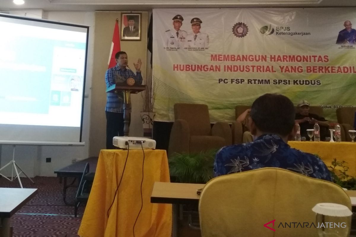 RIbuan buruh rokok di Kudus dijamin BPJS Ketenagakerjaan