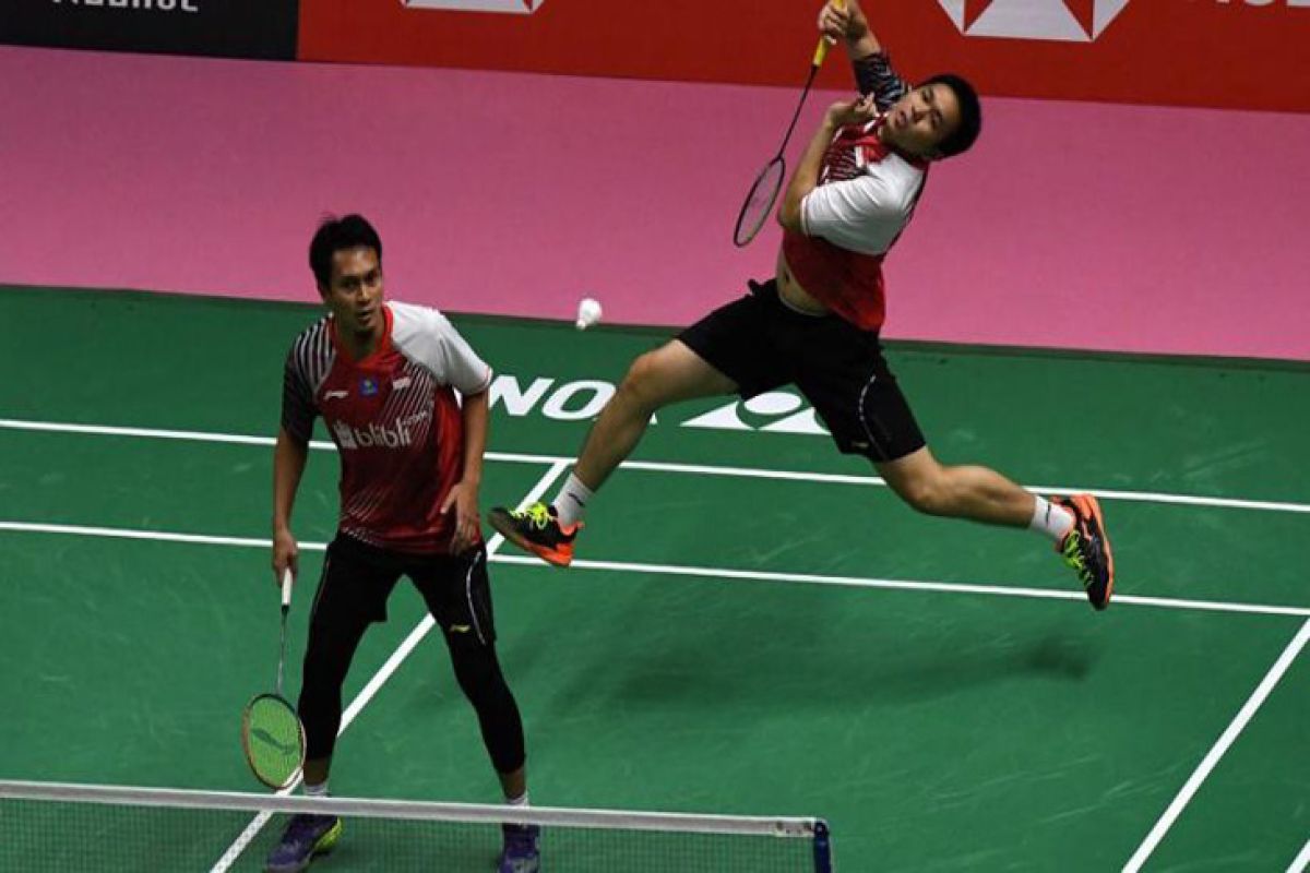 Hendra/Ahsan Dikalahkan Endo/Watanabe dalam Tour Finals