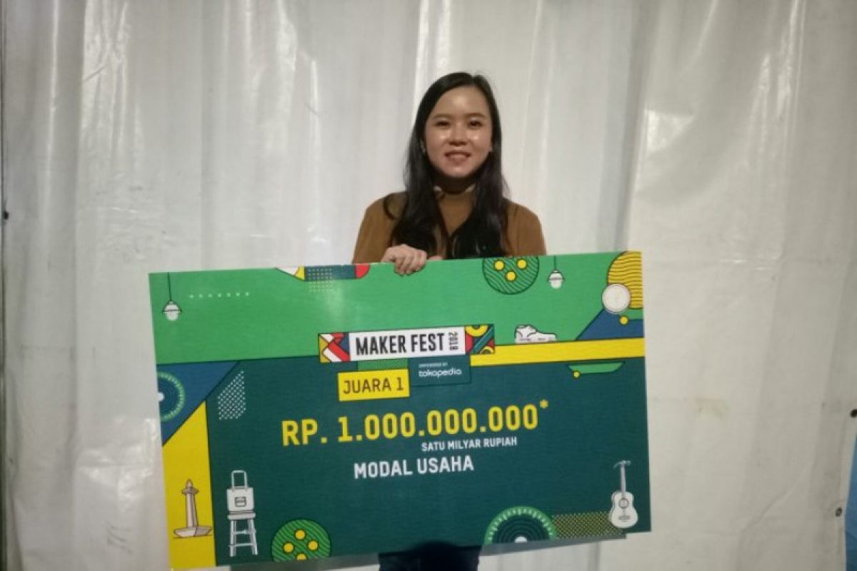 Produk jajanan bayi juara pertama pada ajang MakerFest 2018