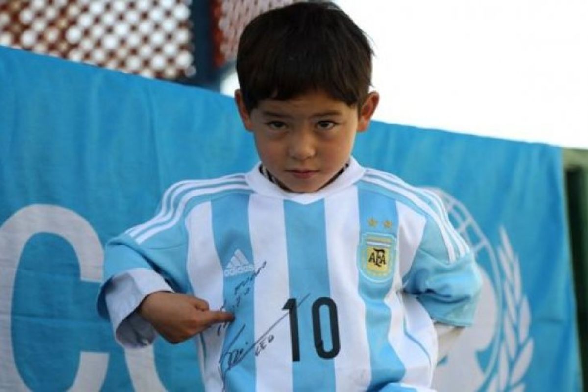 Ini "Messi Kecil" dari Afghanistan mengungsi akibat ancaman Taliban