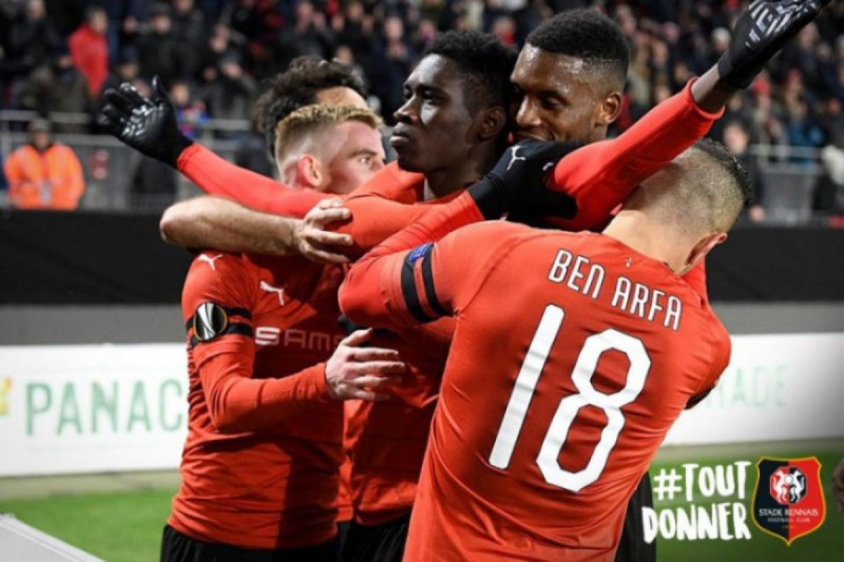 Rennes hantam Astana untuk lolos dari fase Grup K