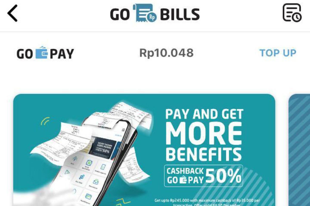 Mudahnya bayar tagihan gas bumi dengan Go-Pay