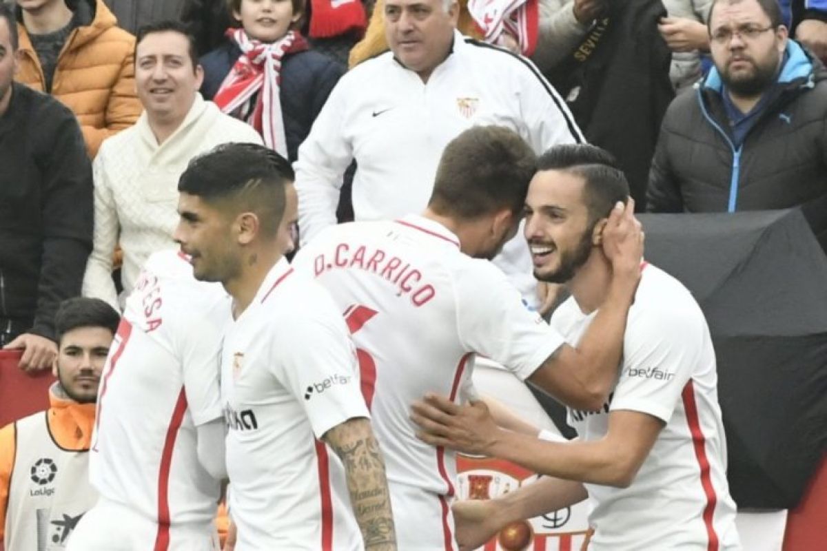 Bekuk Girona, Sevilla kembali ke peringkat kedua klasemen