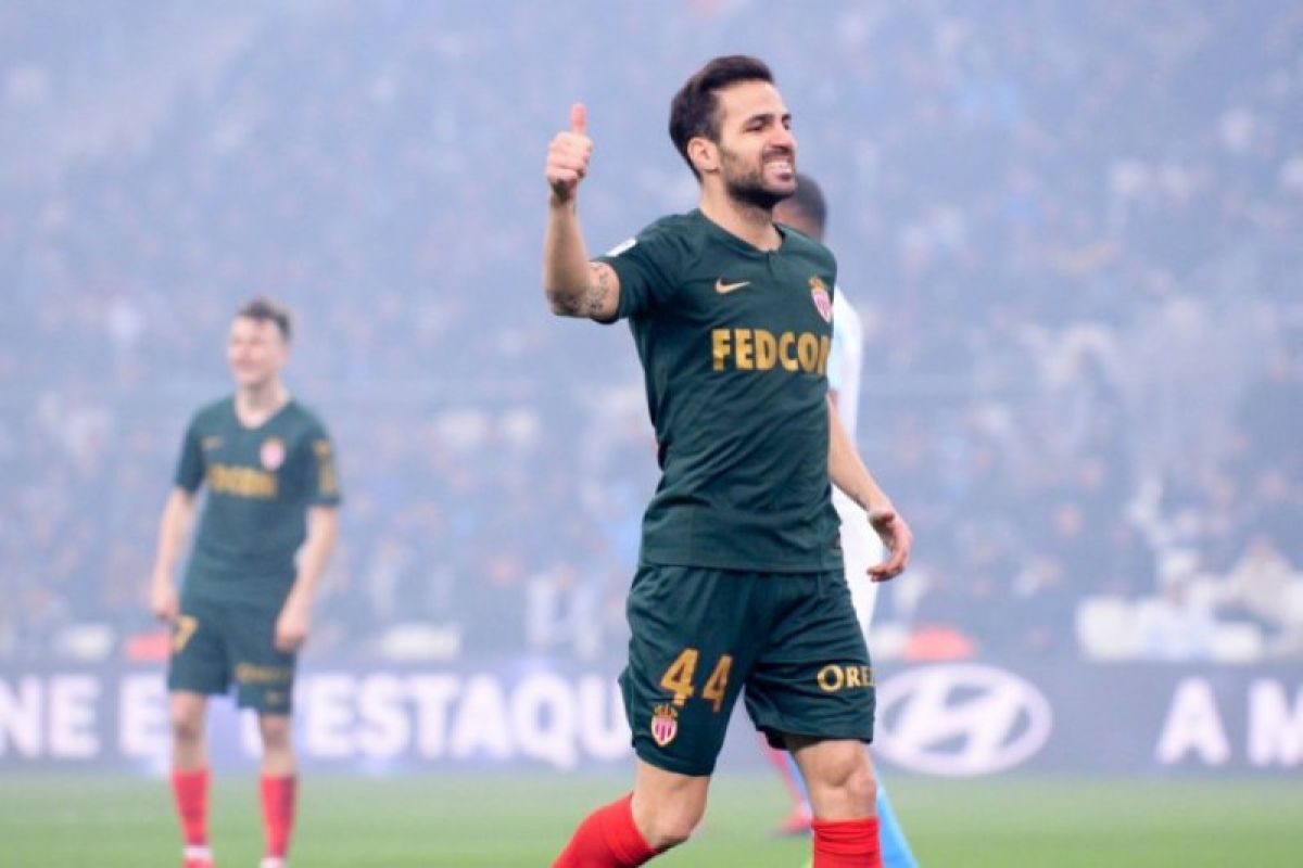 Debut Fabregas, Monaco tahan imbang Marseille