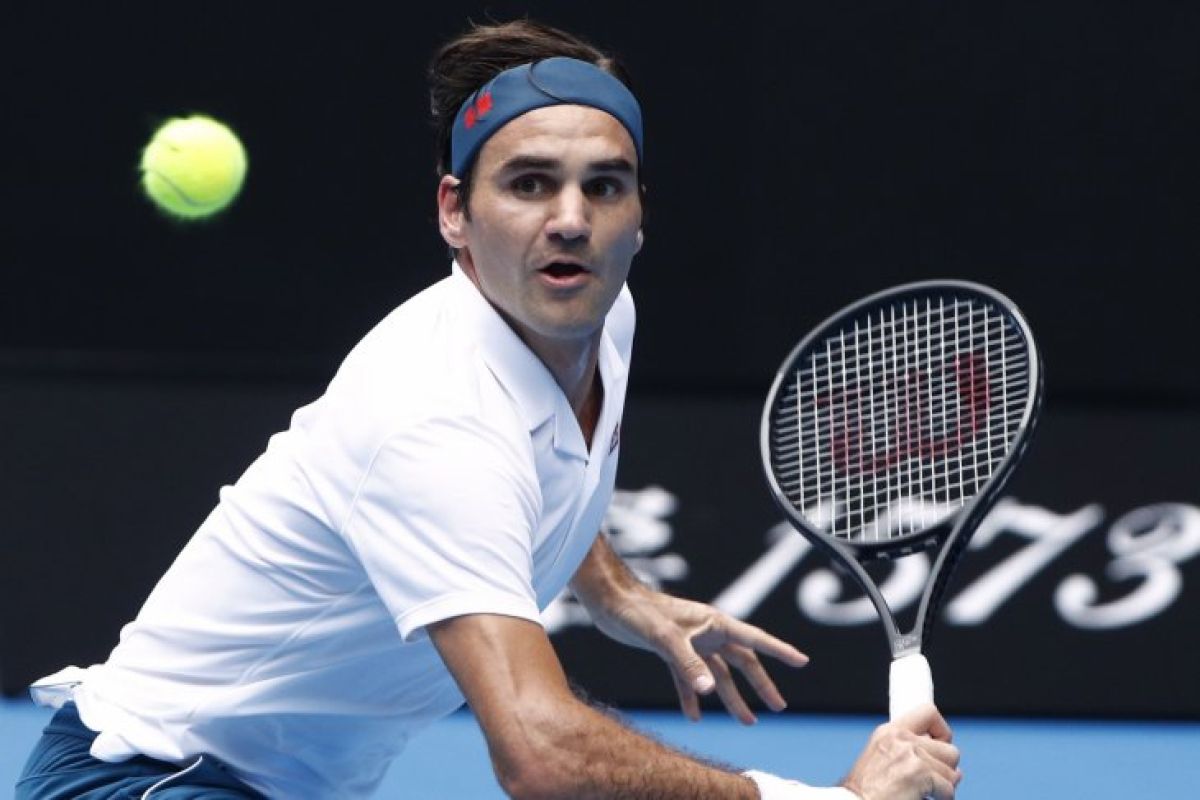 Tumbangkan Evans, Federer melaju ke putaran tiga Australia Terbuka