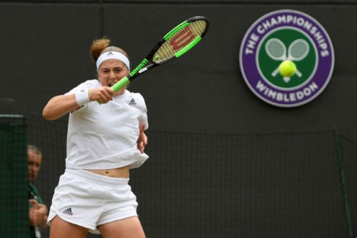 Kalahkan Buzarnescu, Ostapenko melaju ke putaran dua Qatar Terbuka