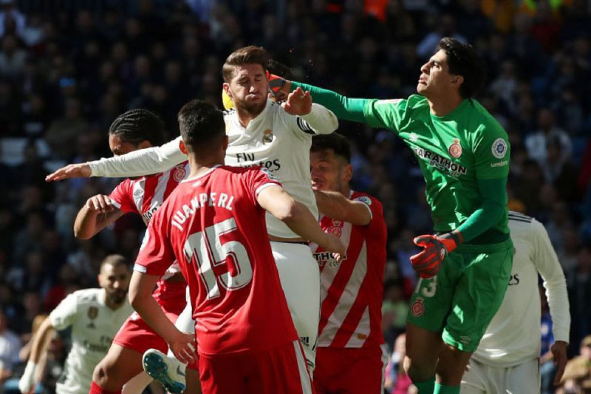 Real Madrid takluk 1-2 dari Girona di Bernabeu