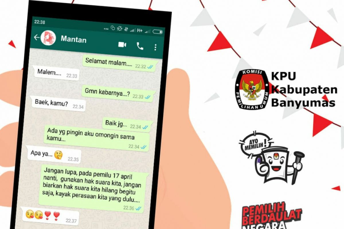 Membawa "mantan kekasih" dalam sosialiasi pemilu