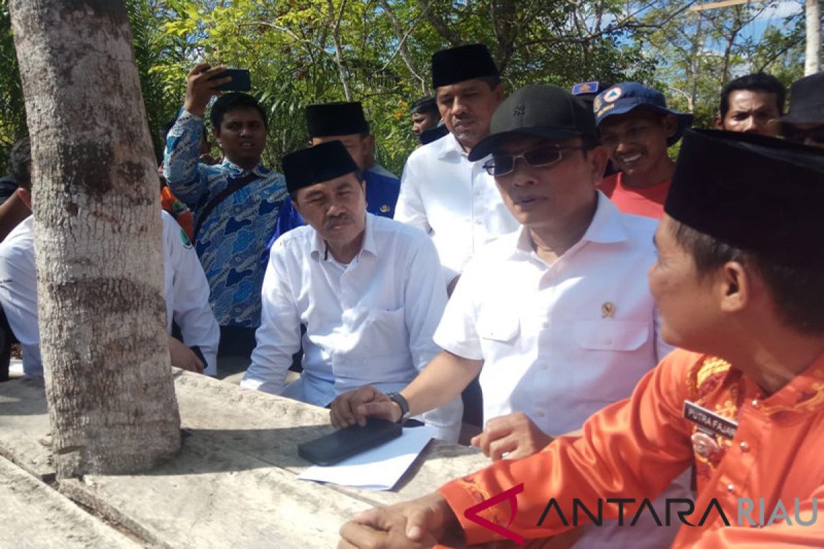 Moeldoko Dukung Agrowisata Sekat Kanal Bandar Sungai, Siak