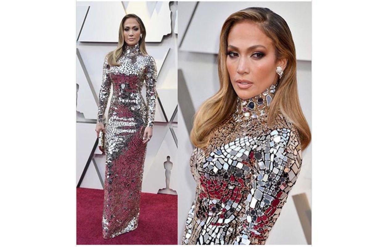 Jennifer Lopez pakai Gaun kaca di Oscar 2019 ANTARA News Sumatera Selatan Berita Terkini Sumatera Selatan