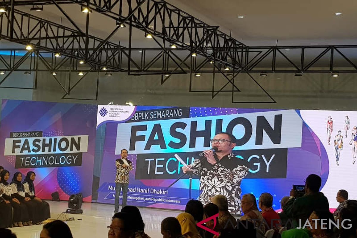 Diresmikan Menaker, pertama kali BLK miliki Studio Fashion Technology