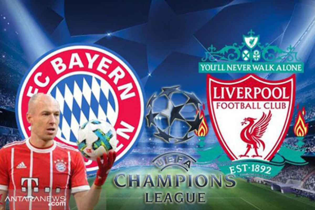 Hadapi Liverpool di leg kedua, Munchen kembali tanpa Robben