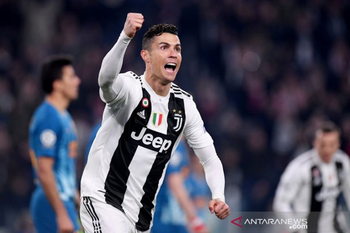 Ronaldo hattrick, Juventus lolos ke perempat final Liga Champions