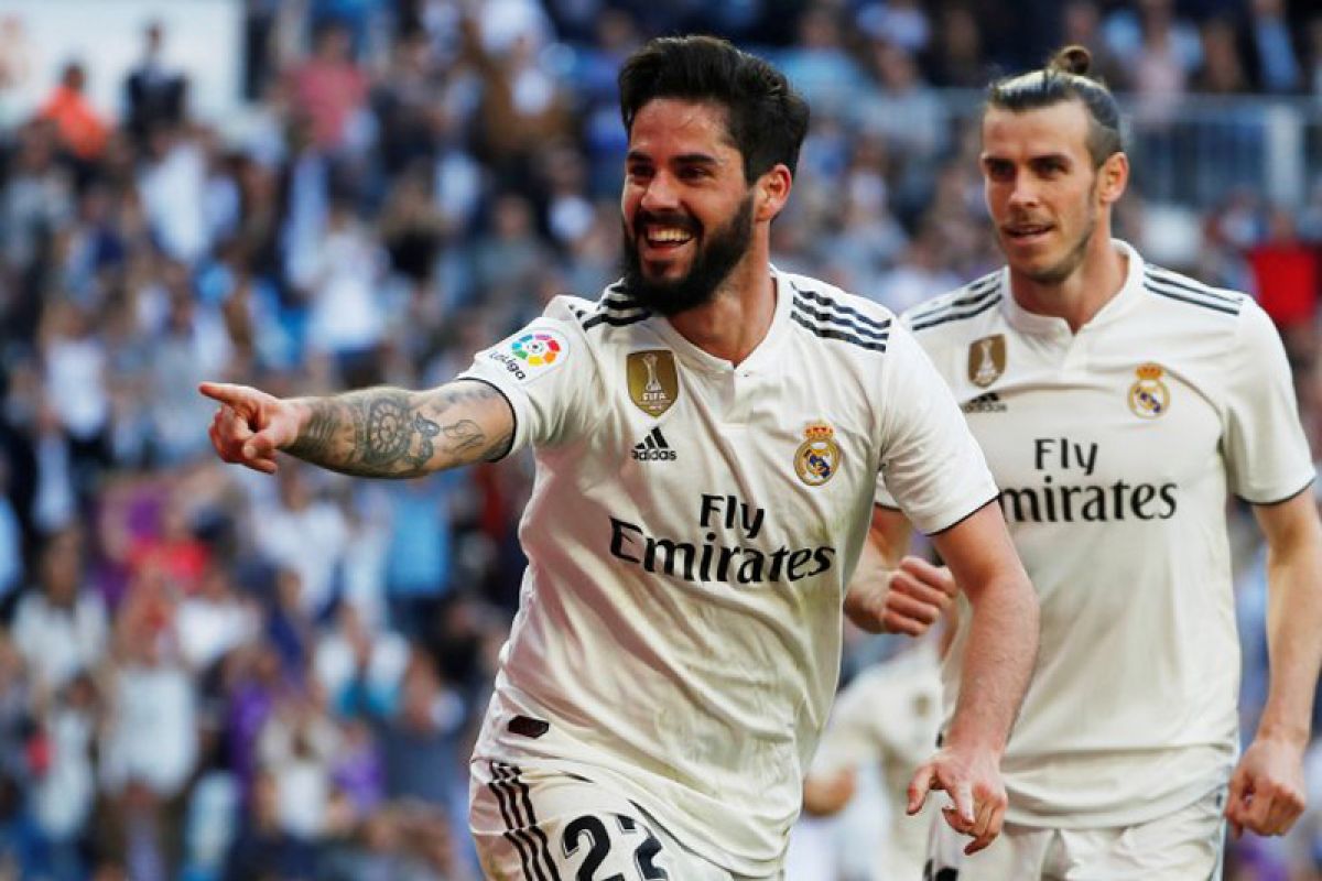 Madrid bekuk Celta, Isco dan Bale berikan Zidane awal baik