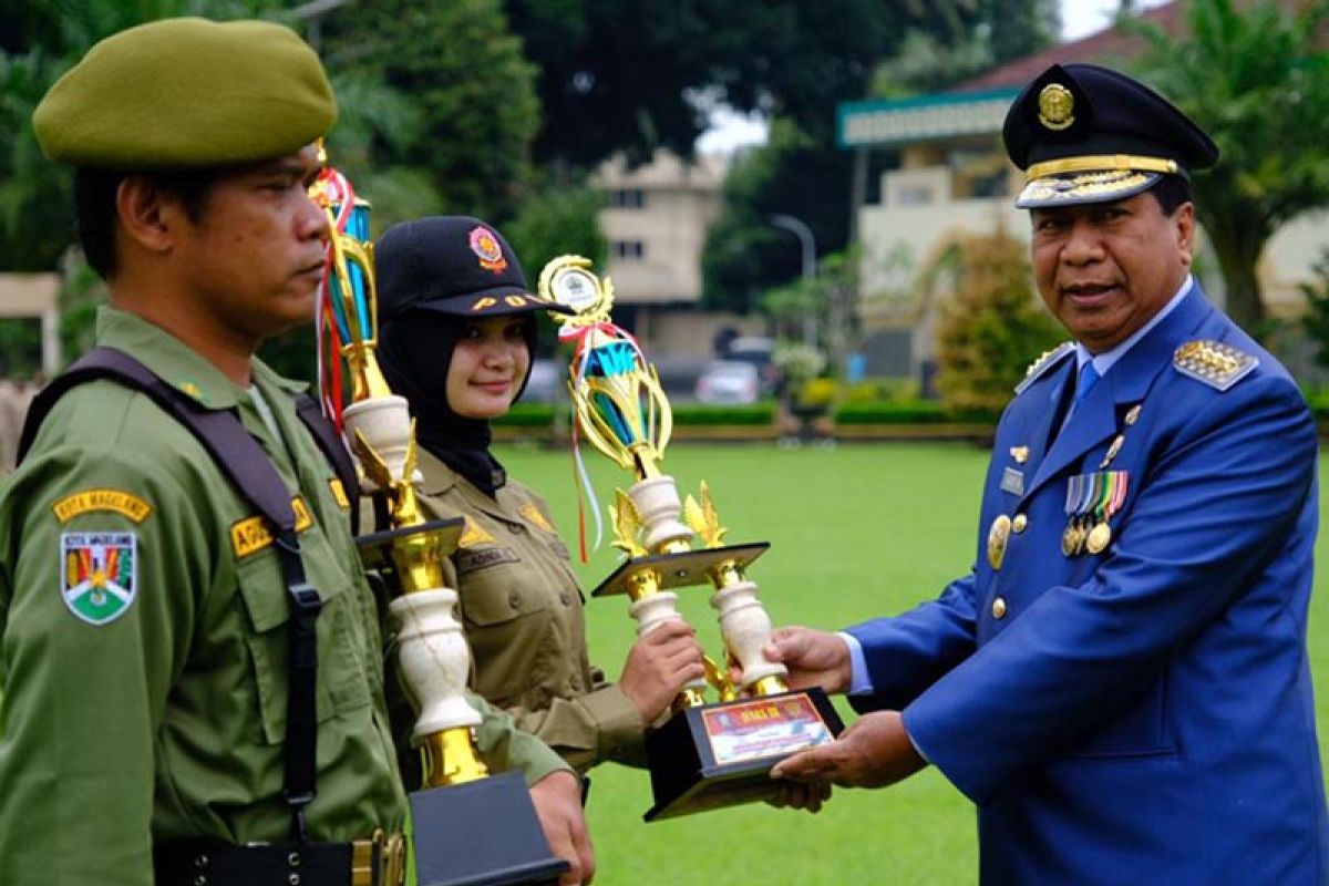 Wali Kota Sigit Widyonindito minta personel satpol tingkatkan kepekaan lingkungan