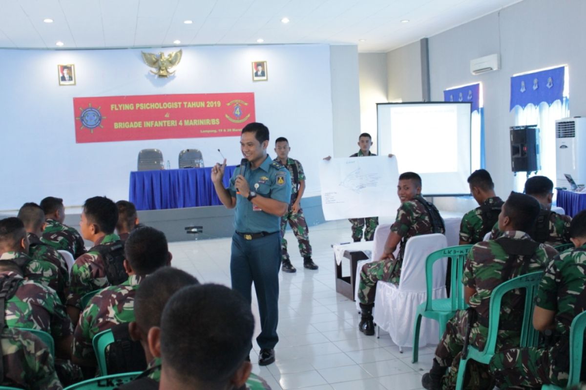 Brigif 4 Marinir Gelar "Flying Psychologist " Untuk Prajurit