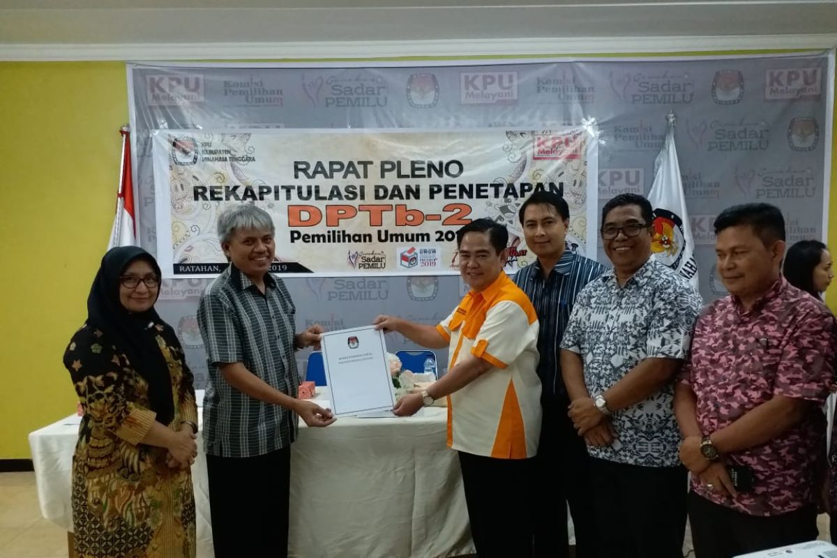 KPU Minahasa Tenggara tetapkan DPTb-2