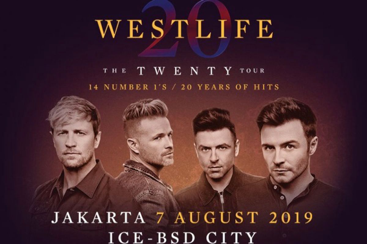 Buat penggemar Westlife, bisa tonton di Jakarta