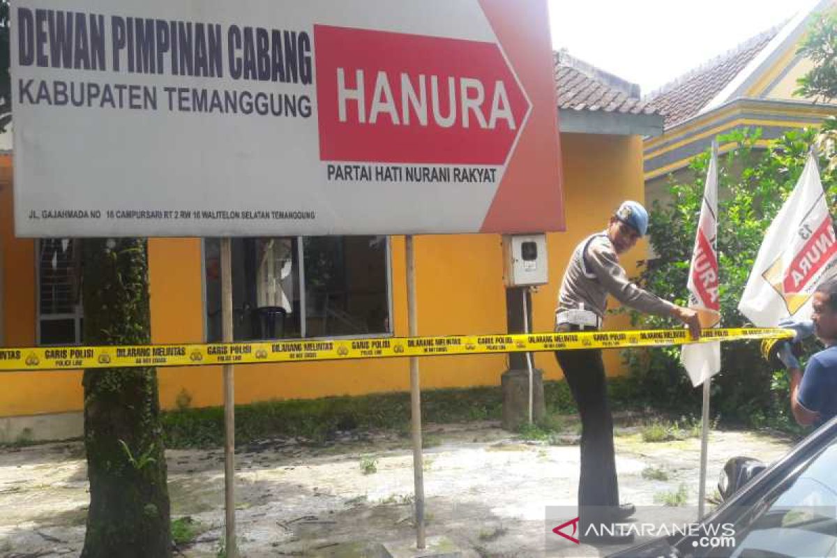 Kantor DPC Hanura Temanggung dirusak orang tak dikenal