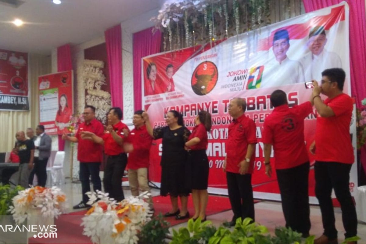 PDIP Manado selesaikan kampanye terbatas di lima Dapil