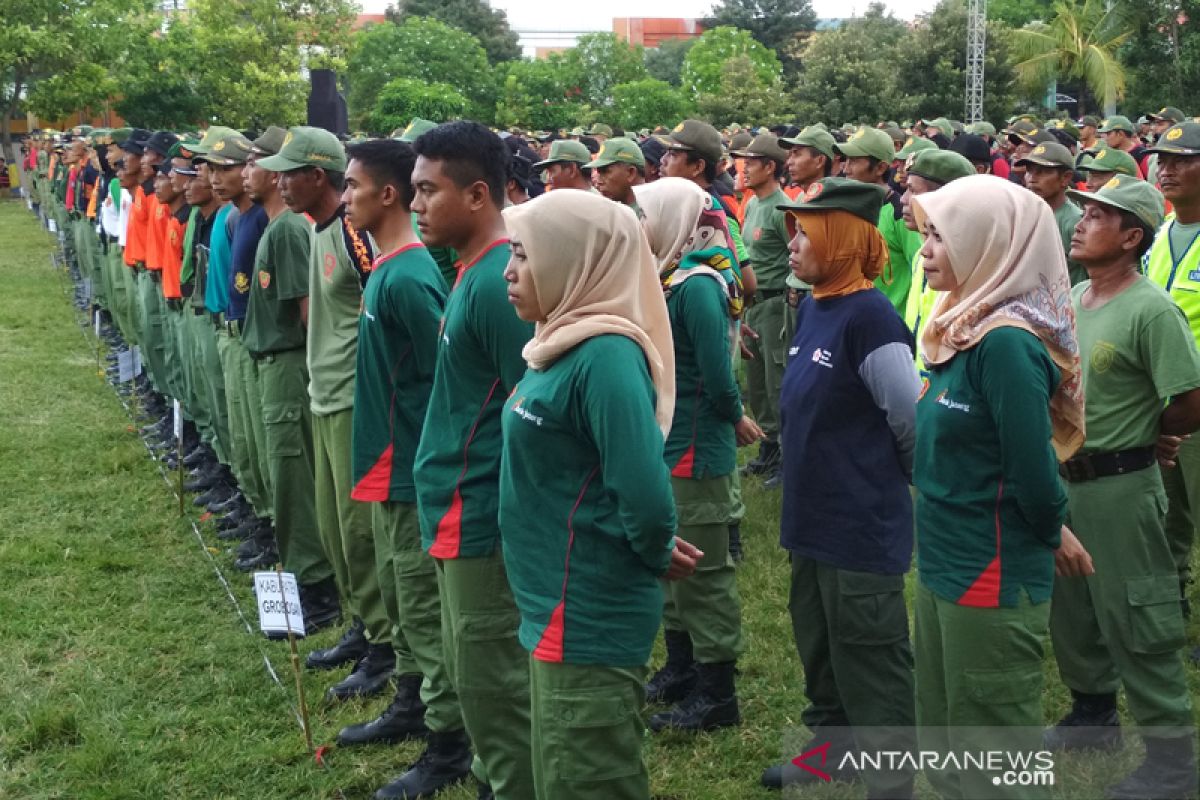 Puluhan ribu personel Linmas siap amankan Pemilu 2019