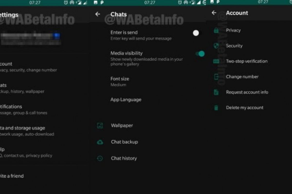 Pembaruan WhatsApp versi beta sekaligus uji coba fitur Dark Mode