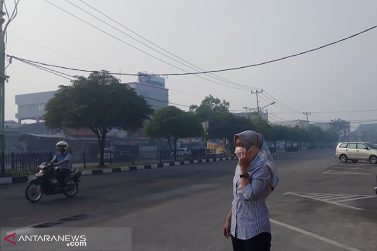 Kota Dumai diselimuti jerebu pekat akibat Karhutla