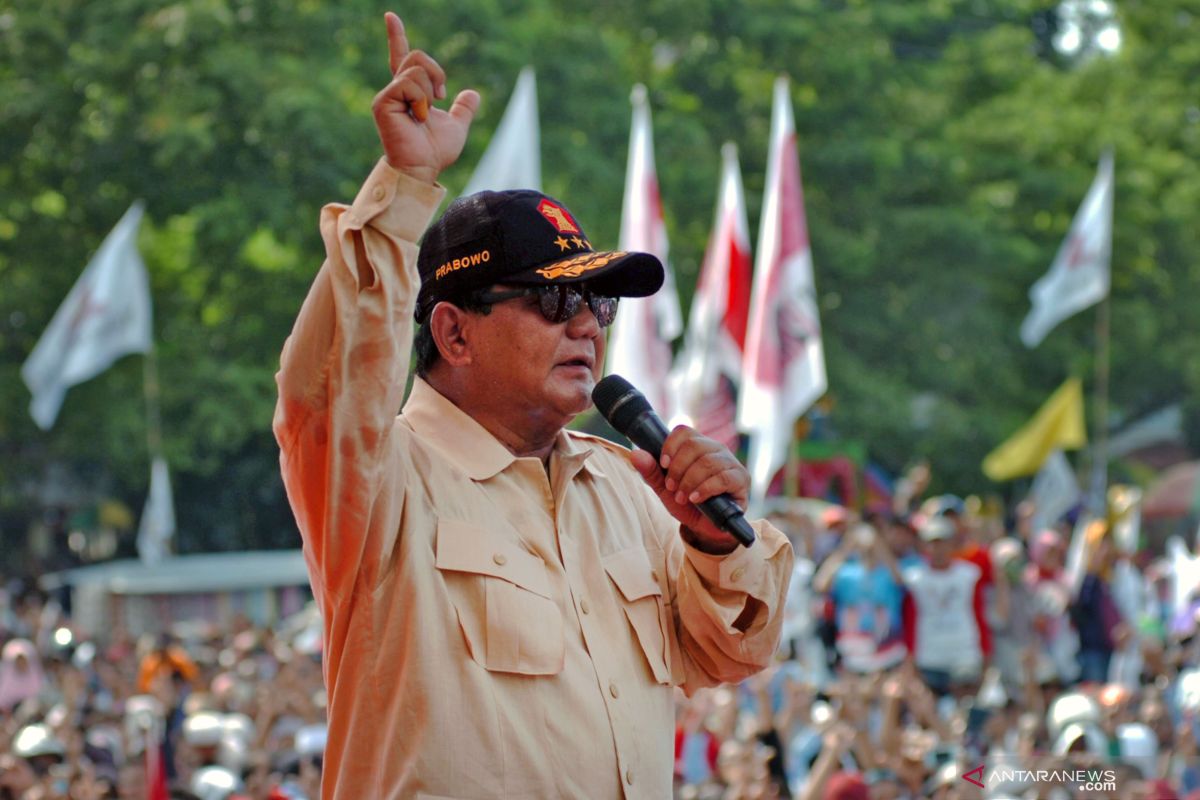 Prabowo sakit, batal hadiri kampanye di Pangkalpinang