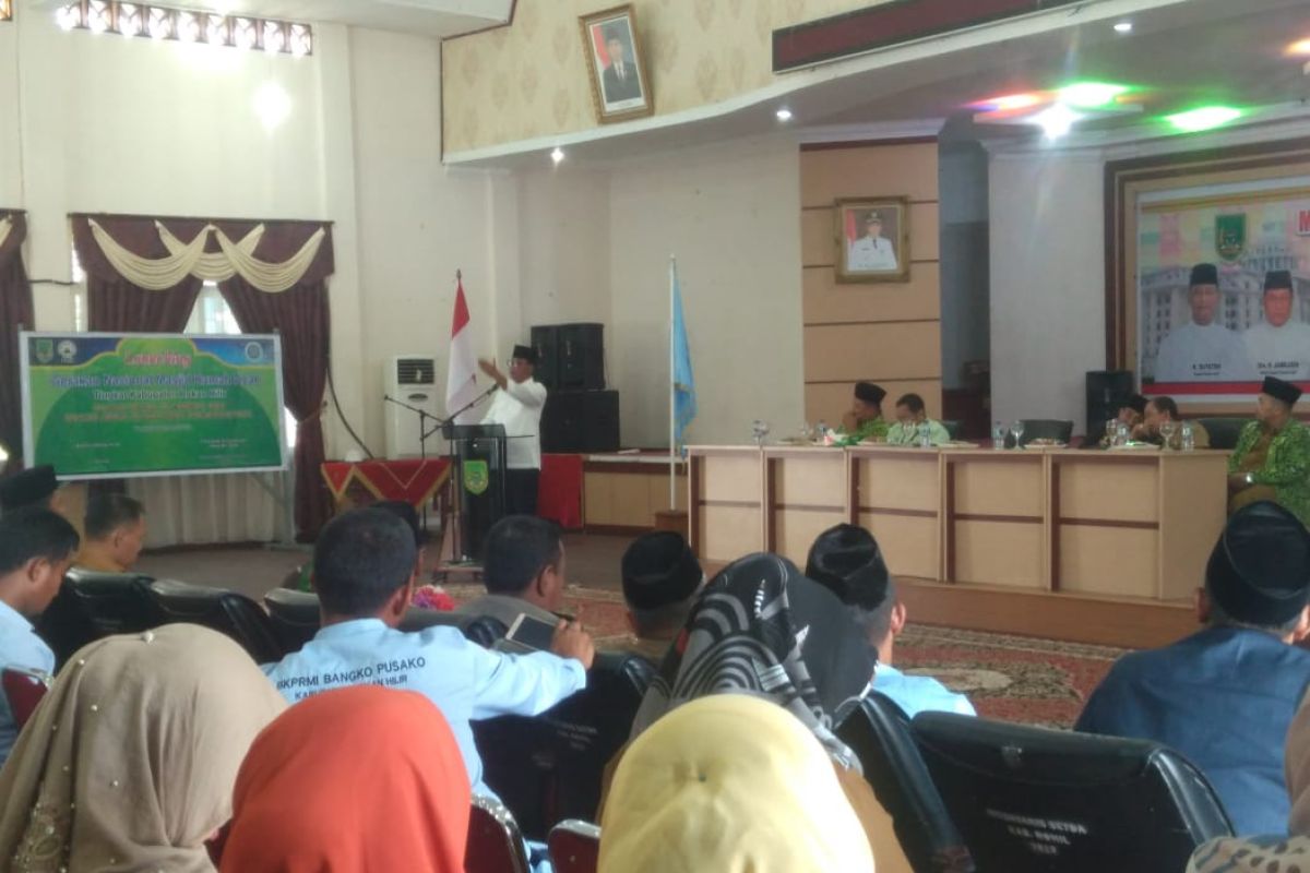 Bupati Rohil minta dukungan DMI-BKPRMI terkait pembangunan Masjid Cheng Ho