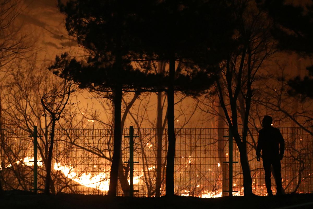 Rumah para Janda di Dumai terbakar Minggu malam, penyebabnya belum pasti