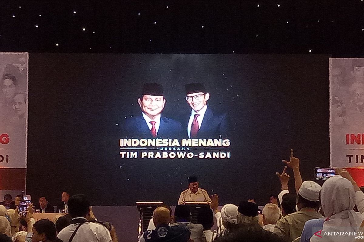 Pidato Bung Tomo diperdengarkan saat pidato kebangsaan Prabowo Subianto