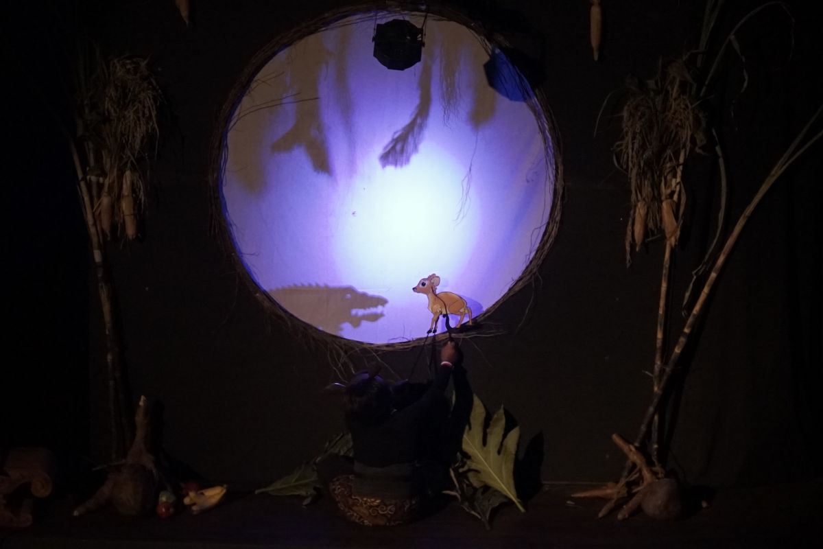 Padukan wayang dan teater "Si Kancil Tobat"  di Galeri Indonesia Kaya