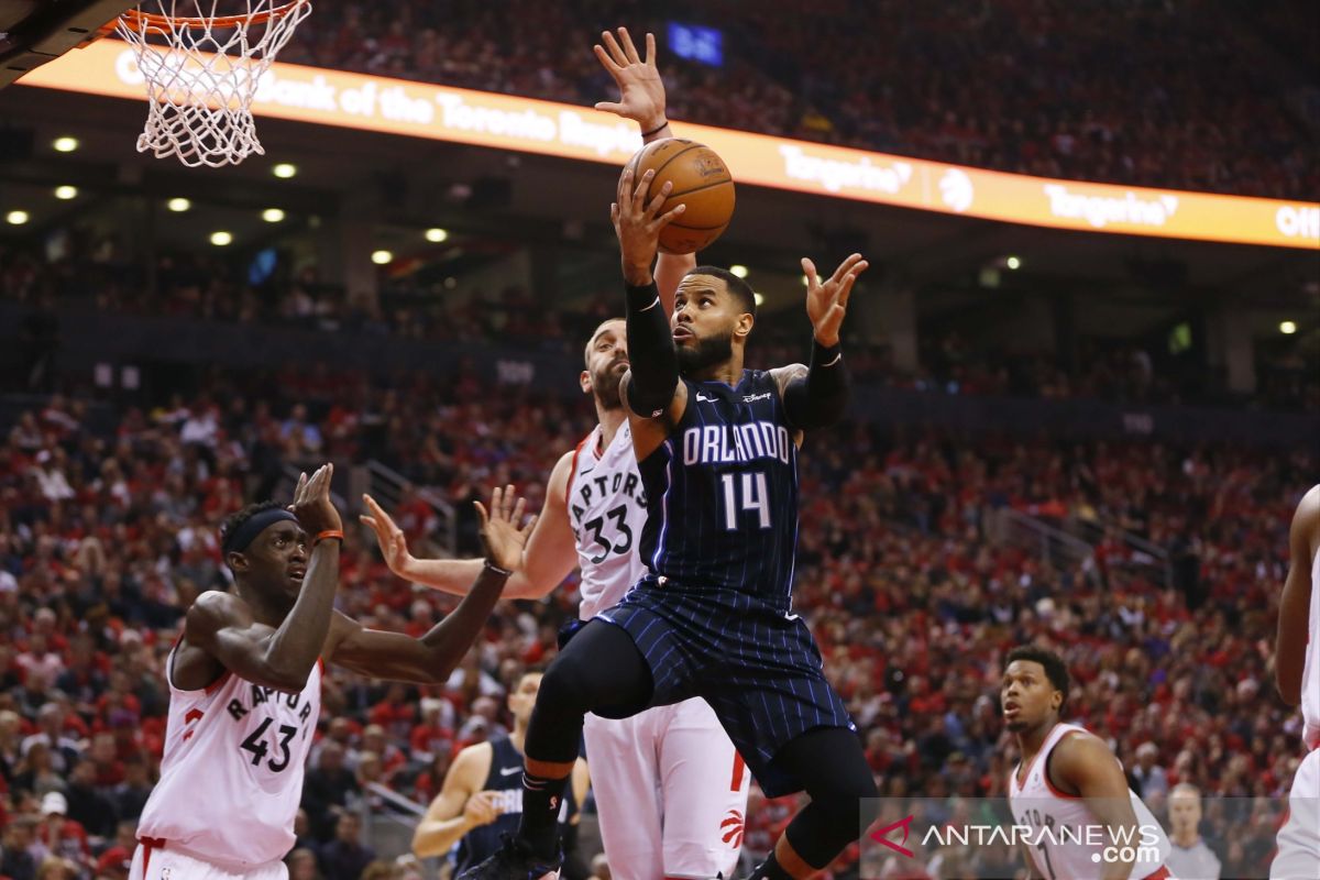 Magic jungkalkan Raptors dalam putaran pertama playoff NBA