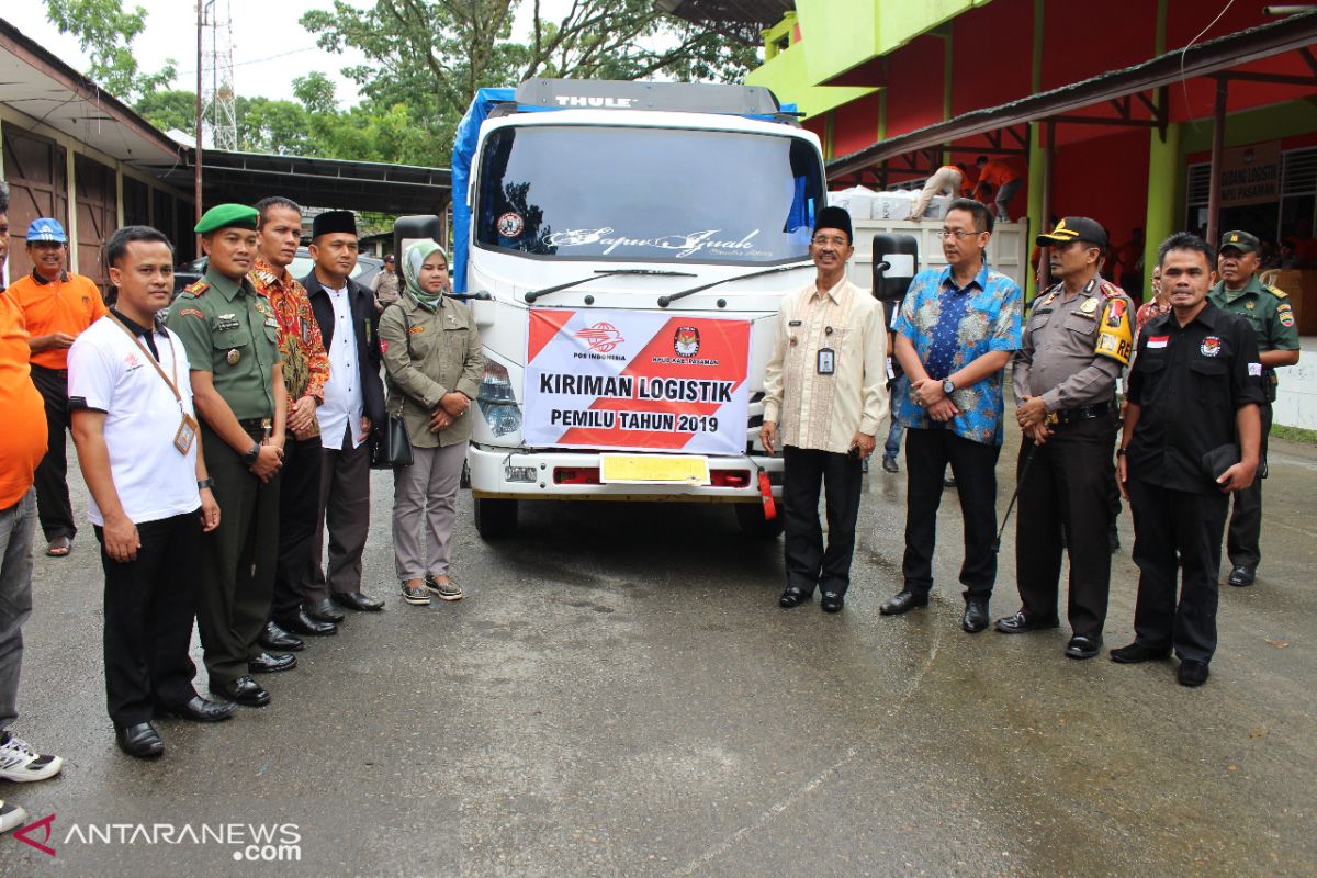 Sejumlah kecamatan di Pasaman Sudah terima logistik Pemilu