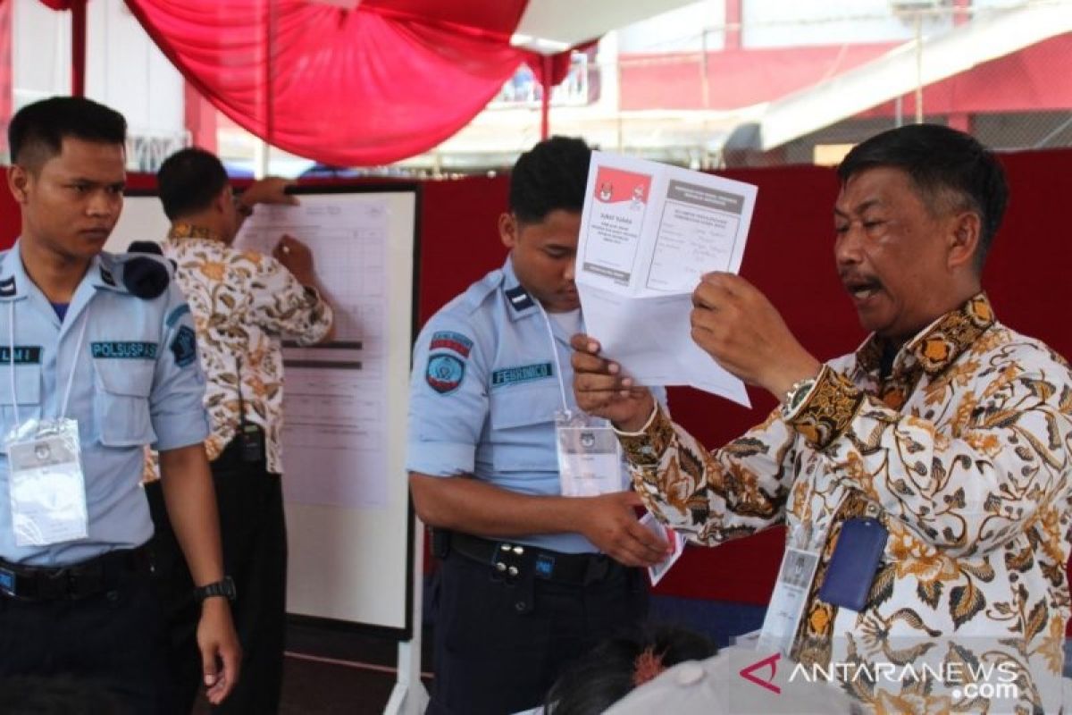 Jokowi Widodo unggul di Lapas Gunungsindur, Prabowo di Lapas Paledang