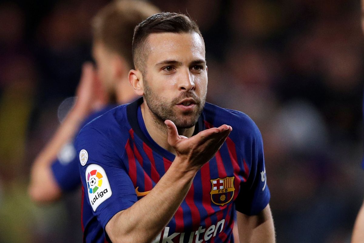 Jordi Alba sebut kerja keras kunci meraih trofi Laga Liga dan Champions